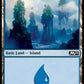(265) Magic The Gathering Core 2021 Single: Island (V.3) Holo Land