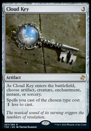 (265/289) Magic The Gathering Time Spiral Remastered Single: Cloud Key Holo Rare