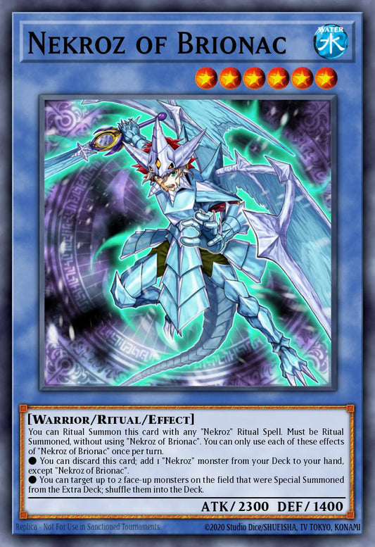 (260) YuGiOh TCG RA03: Quarter Century Bonanza Single: Nekroz of Brionac (V.1 - Platinum Secret Rare)  Platinum Secret Rare