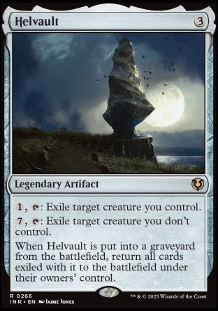 (266) Magic The Gathering Innistrad Remastered Single: Helvault  Rare
