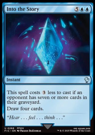 (266) Magic The Gathering Commander: Magic: The Gathering - FINAL FANTASY Single: Into the Story  Uncommon