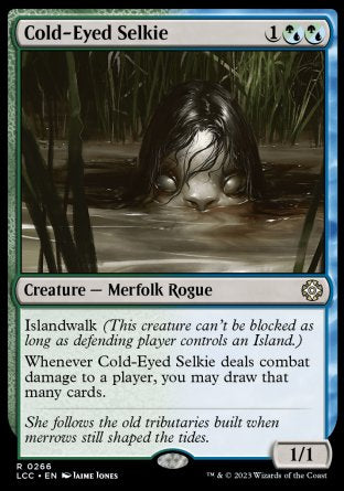 (266) Magic The Gathering Commander: The Lost Caverns of Ixalan Single: Cold-Eyed Selkie  Rare