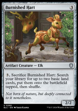 (266) Magic The Gathering Commander: Bloomburrow Single: Burnished Hart  Uncommon