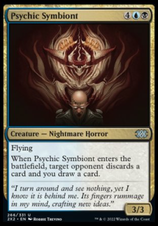 (266) Magic The Gathering Double Masters 2022 Single: Psychic Symbiont  Uncommon