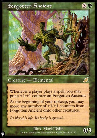 (120) Magic The Gathering The List Single: Forgotten Ancient  Rare