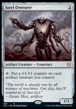 (267) Magic The Gathering Commander: Strixhaven Single: Steel Overseer  Rare