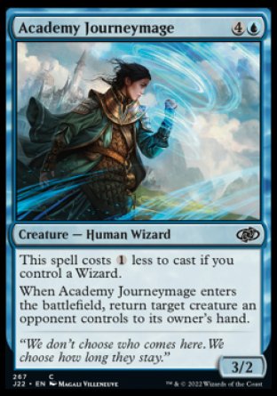 (267) Magic The Gathering Jumpstart 2022 Single: Academy Journeymage Holo Common