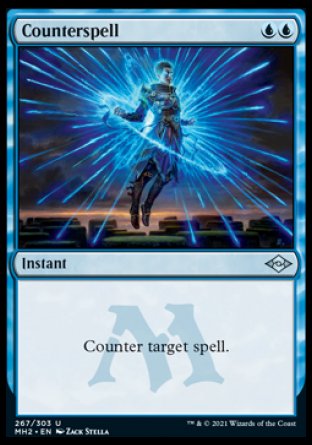 (267) Magic The Gathering Modern Horizons 2 Single: Counterspell (V.1)  Uncommon