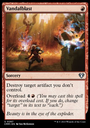 (267) Magic The Gathering Commander Masters Single: Vandalblast  Uncommon