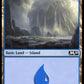 (267/280) Magic The Gathering Core 2020 Single: Island (V.3) Holo Land