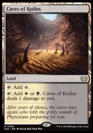 (268) Magic The Gathering Commander: Duskmourn: House of Horror Single: Caves of Koilos  Rare