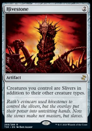(268/289) Magic The Gathering Time Spiral Remastered Single: Hivestone  Rare