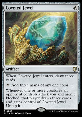 (268) Magic The Gathering Commander: Bloomburrow Single: Coveted Jewel  Rare