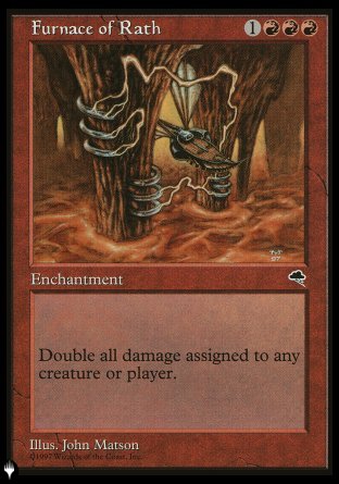 (177) Magic The Gathering The List Single: Furnace of Rath  Rare