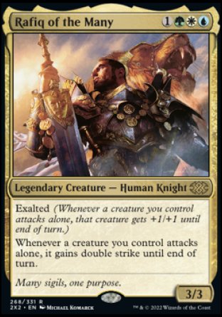 (268) Magic The Gathering Double Masters 2022 Single: Rafiq of the Many  Rare
