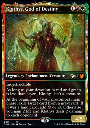 (268) Magic The Gathering Theros Beyond Death: Extras Single: Klothys, God of Destiny  Mythic