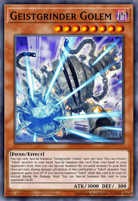 (002) YuGiOh TCG PHNI: Phantom Nightmare Single: Geistgrinder Golem  Common