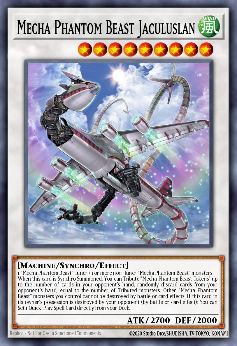 (066) YuGiOh TCG MAGO: Maximum Gold Single: Mecha Phantom Beast Jaculuslan  Rare