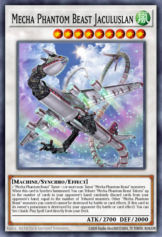(066) YuGiOh TCG MAGO: Maximum Gold Single: Mecha Phantom Beast Jaculuslan  Rare