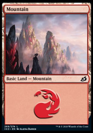 (269/274) Magic The Gathering Ikoria: Lair of Behemoths Single: Mountain (V.1)  Land