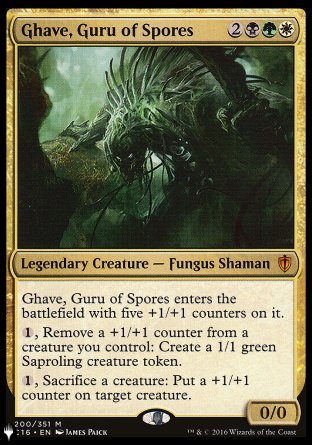 (200) Magic The Gathering The List Single: Ghave, Guru of Spores  Mythic