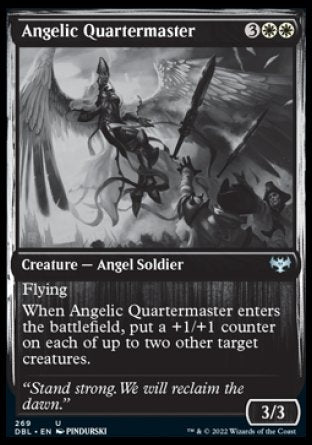 (269) Magic The Gathering Innistrad: Double Feature Single: Angelic Quartermaster  Uncommon