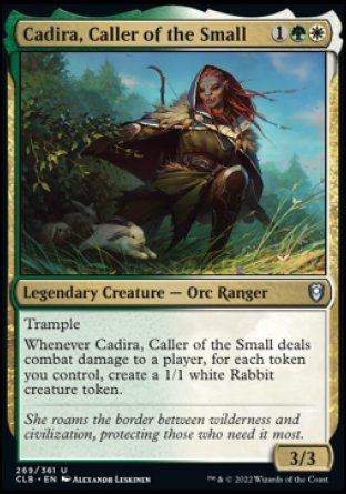 (269) Magic The Gathering Commander Legends: Battle for Baldur's Gate Single: Cadira, Caller of the Small  Uncommon