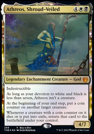 (269) Magic The Gathering Theros Beyond Death: Extras Single: Athreos, Shroud-Veiled  Mythic