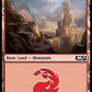 (269) Magic The Gathering Core 2021 Single: Mountain (V.1) Holo Land
