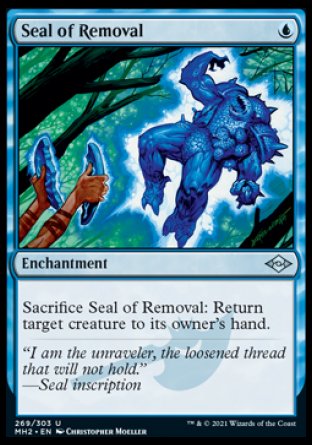 (269) Magic The Gathering Modern Horizons 2 Single: Seal of Removal (V.1) Holo Uncommon