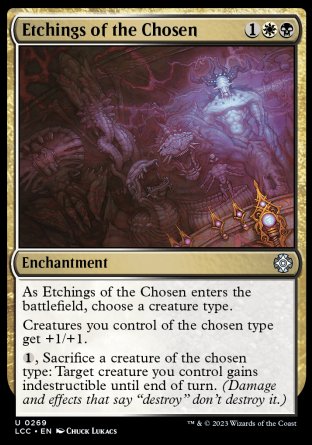 (269) Magic The Gathering Commander: The Lost Caverns of Ixalan Single: Etchings of the Chosen  Uncommon