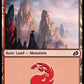(269/274) Magic The Gathering Ikoria: Lair of Behemoths Single: Mountain (V.1) Holo Land