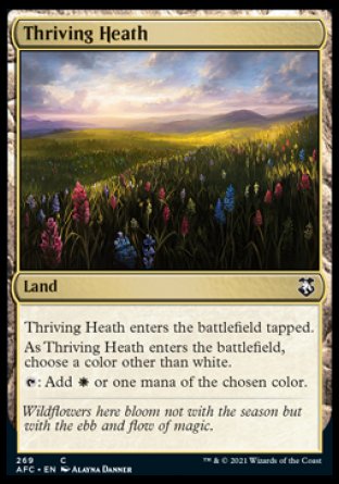 (269) Magic The Gathering Commander: Adventures in the Forgotten Realms Single: Thriving Heath  Common