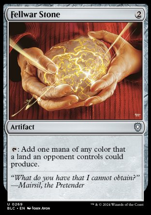 (269) Magic The Gathering Commander: Bloomburrow Single: Fellwar Stone  Uncommon