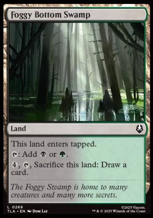 (269) Magic The Gathering Magic: The Gathering | Avatar: The Last Airbender Single: Foggy Bottom Swamp  Common