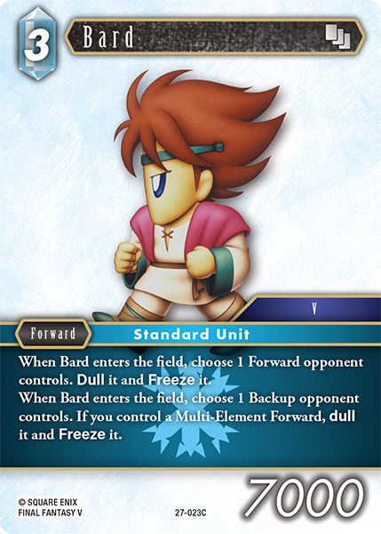 (023) Final Fantasy TCG Journey of Discovery Single: Bard (27-023)  Common