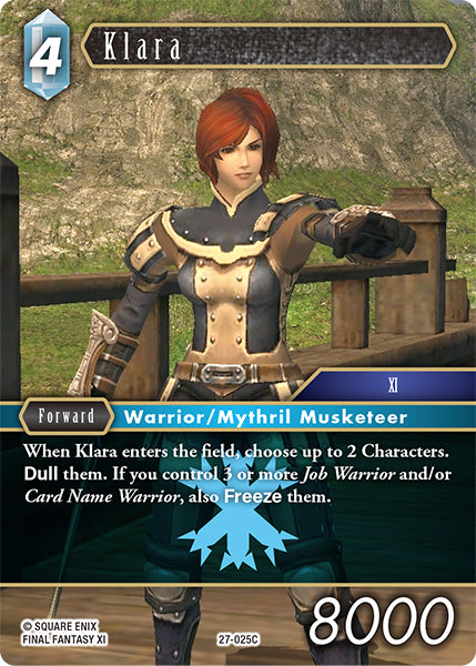 (025) Final Fantasy TCG Journey of Discovery Single: Klara (27-025)  Common