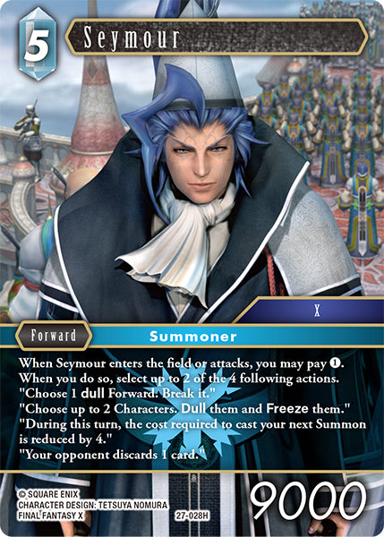 (028) Final Fantasy TCG Journey of Discovery Single: Seymour (27-028)  Hero
