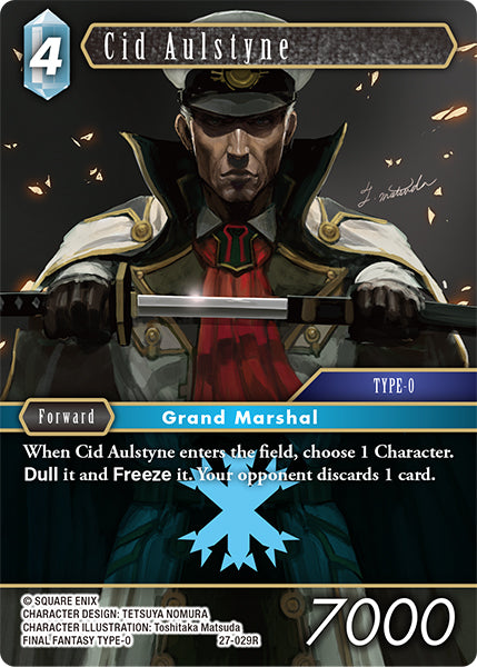 (029) Final Fantasy TCG Journey of Discovery Single: Cid Aulstyne (27-029) (V.1)  Rare