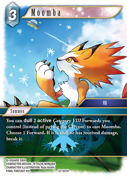 (031) Final Fantasy TCG Journey of Discovery Single: Moomba (27-031) (V.1)  Hero