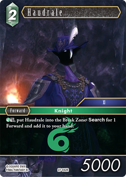 (042) Final Fantasy TCG Journey of Discovery Single: Haudrale (27-042)  Rare