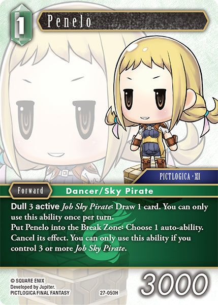 (050) Final Fantasy TCG Journey of Discovery Single: Penelo (27-050)  Hero