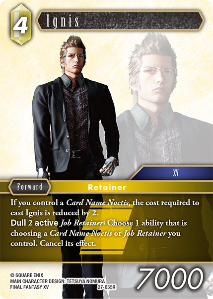(055) Final Fantasy TCG Journey of Discovery Single: Ignis (27-055)  Rare