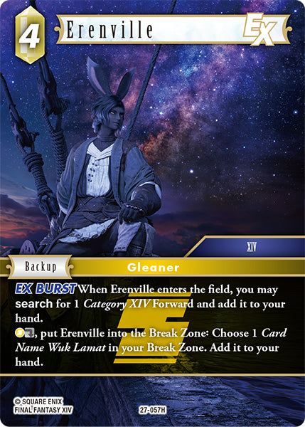 (057) Final Fantasy TCG Journey of Discovery Single: Erenville (27-057)  Hero