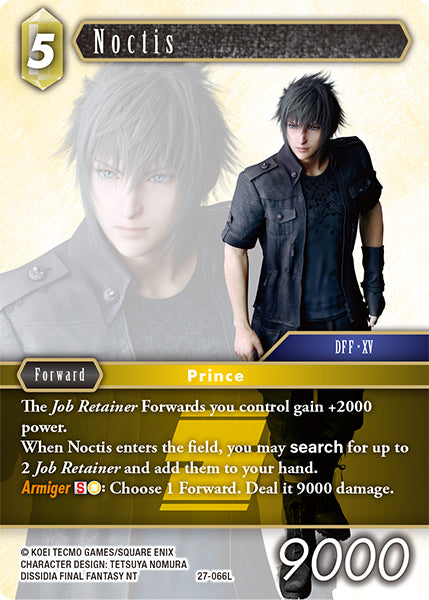 (066) Final Fantasy TCG Journey of Discovery Single: Noctis (27-066)  Legend