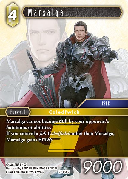 (069) Final Fantasy TCG Journey of Discovery Single: Marsalga (27-069)  Common