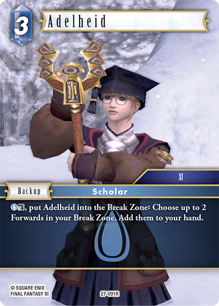 (091) Final Fantasy TCG Journey of Discovery Single: Adelheid (27-091)  Rare