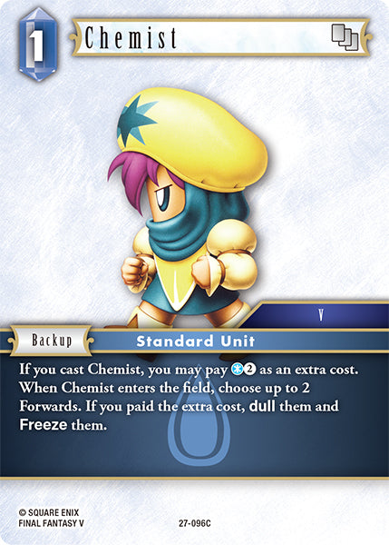 (096) Final Fantasy TCG Journey of Discovery Single: Chemist (27-096)  Common