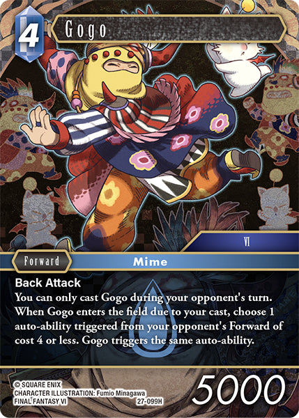 (099) Final Fantasy TCG Journey of Discovery Single: Gogo (27-099) (V.1)  Hero