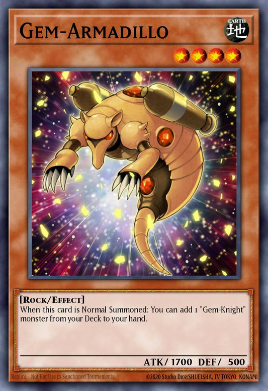 (108) YuGiOh TCG BLMM: Battles of Legend: Monster Mayhem Single: Gem-Armadillo  Ultra Rare